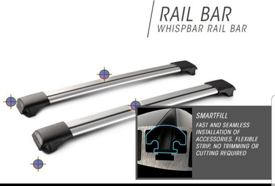 Yakima Whispbar Roof Rail Rack Bar Car Accessories Accessories on Carousell