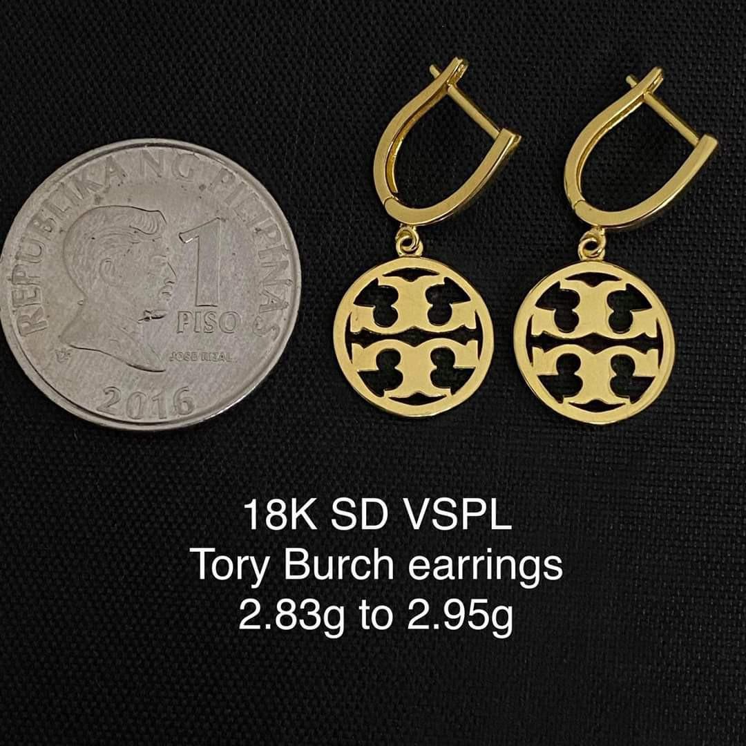 Tory Burch Fleur Stud Earrings in Metallic | Lyst