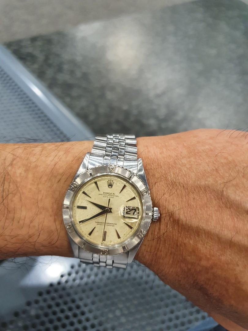 1961 Rolex 1625 thunderbird butterfly rotor, Luxury, Watches on Carousell