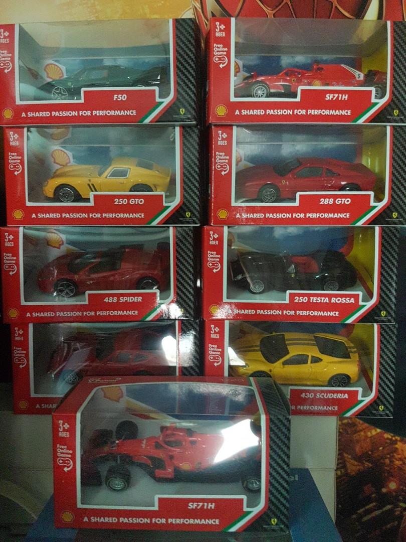 2018 Shell Ferrari collection set unboxed Hobbies Toys