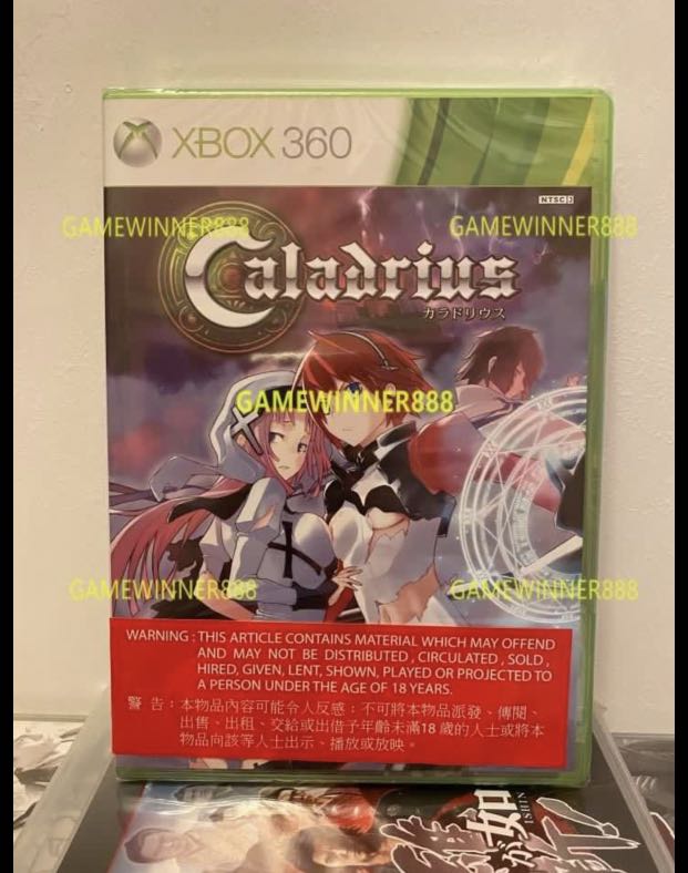 全新日版XBOX 360遊戲美少女彈幕射擊遊戲女神騎士團CALADRIUS 日文版