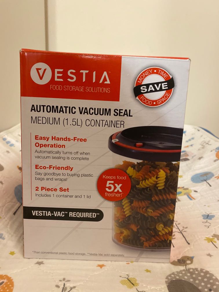 真空儲物箱 Vestia Automatic Vacuum Seal, 廚房用具 Carousell