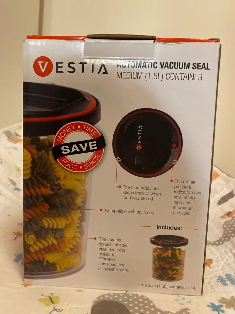 真空儲物箱 Vestia Automatic Vacuum Seal, 廚房用具 Carousell