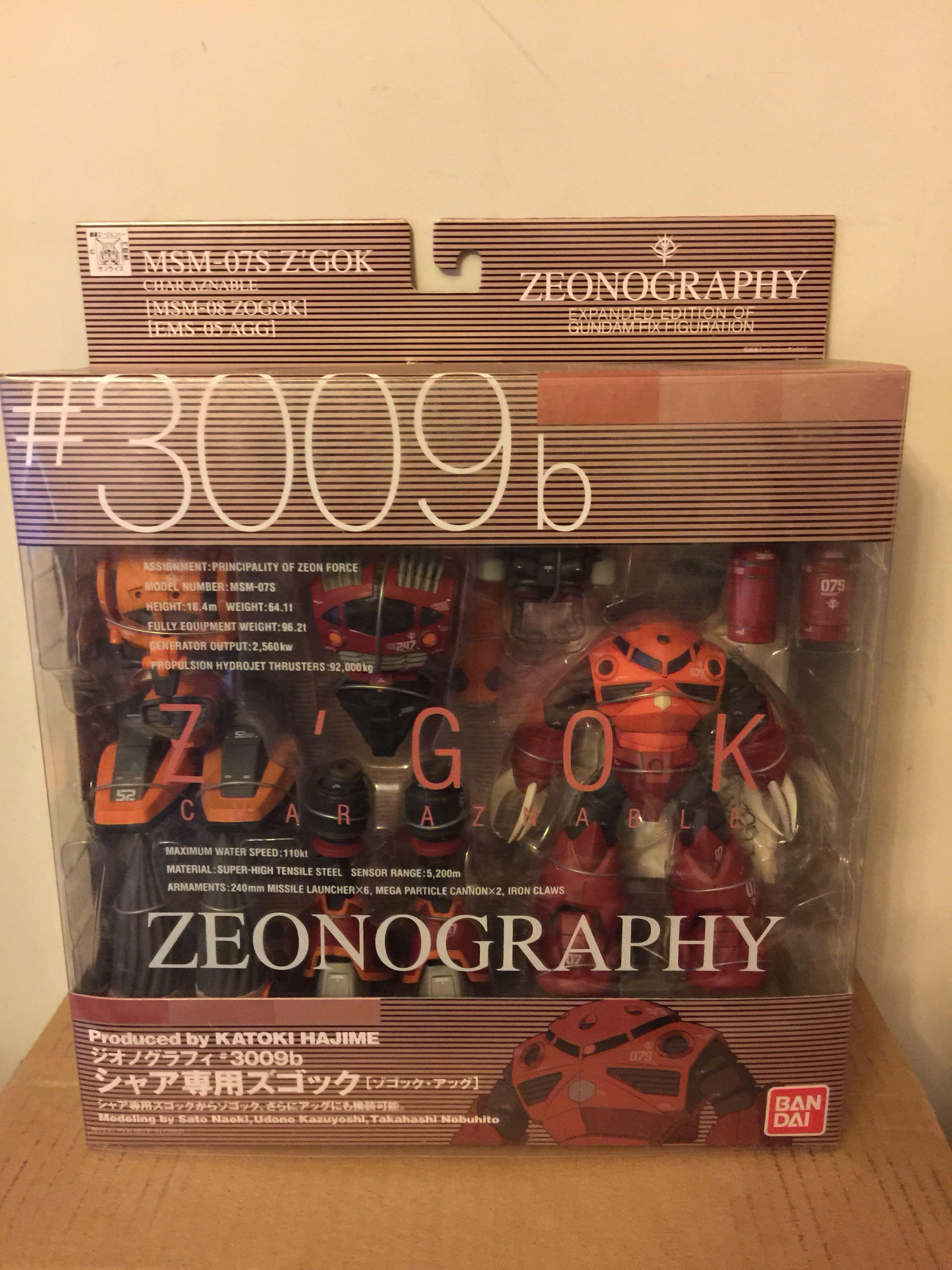 全新共兩盒Zeonography 3009a/3009b MSM-07 Z'Gok 魔蟹(Gundam Fix 