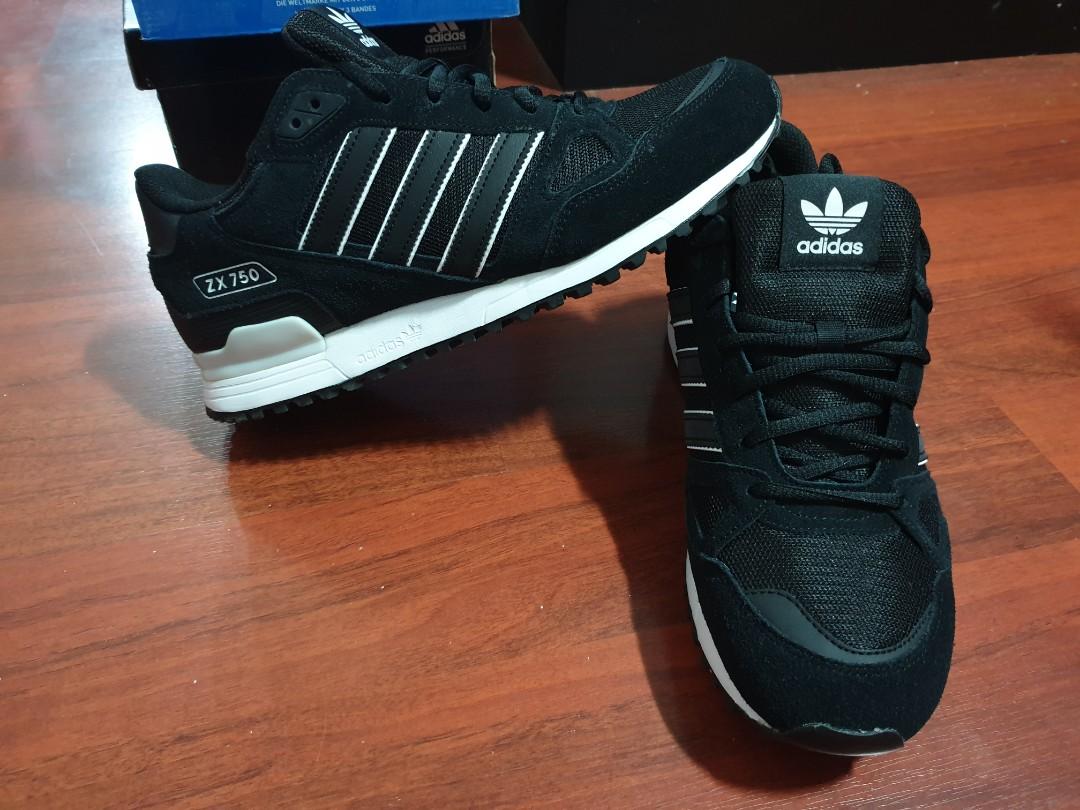 Monasterio consola Brutal Adidas originals ZX 750 black, Men's Fashion, Footwear, Sneakers on  Carousell