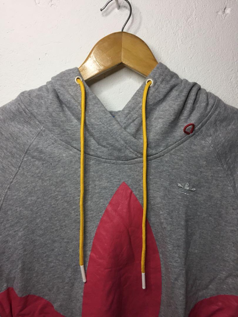 adidas trefoil hooded jacket