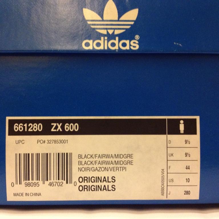 ADIDAS ZX600 JAMAICA Green Black Yellow US10