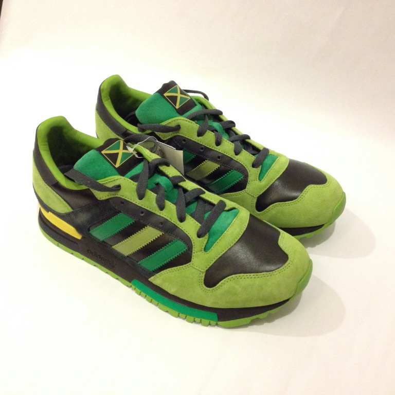 ADIDAS ZX600 JAMAICA Green Black Yellow US10 Men s Fashion
