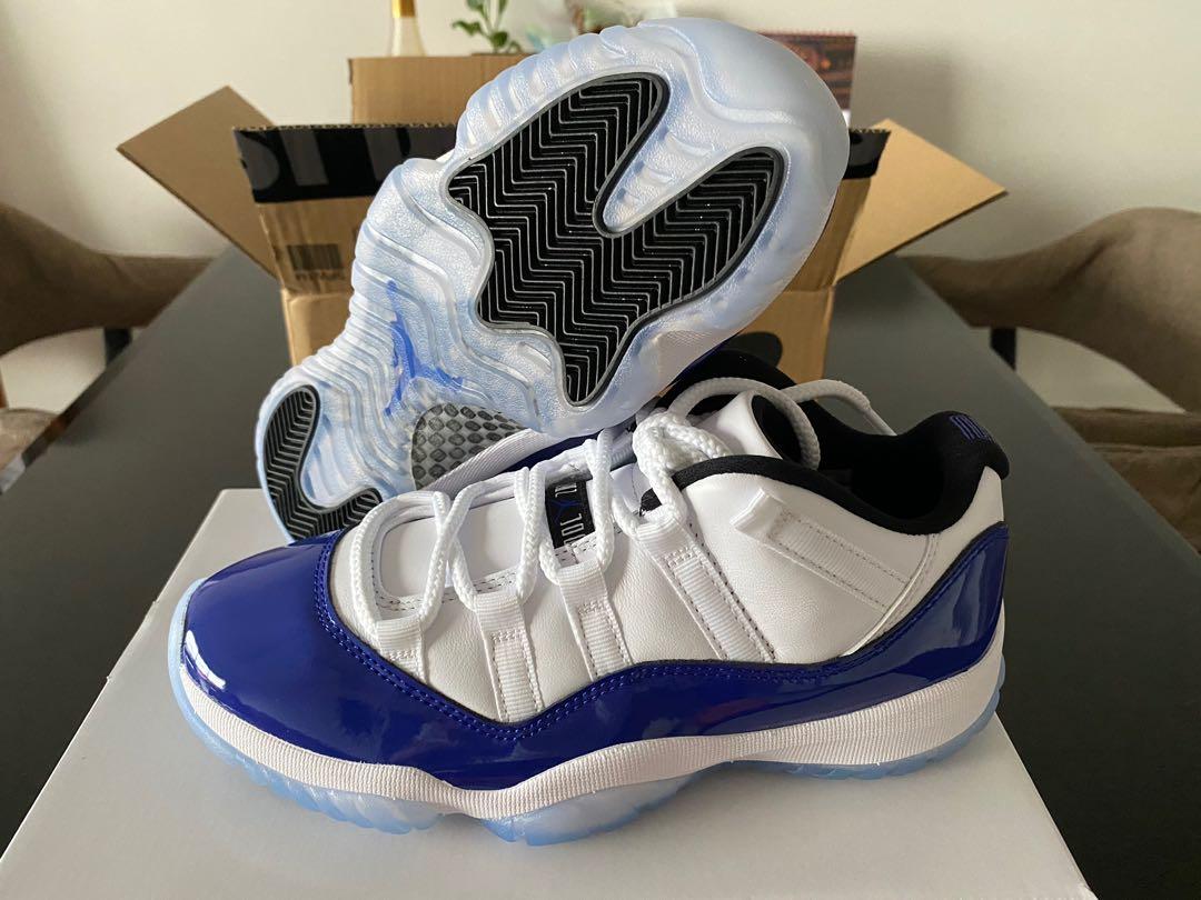 jordan 11 retro low white concord