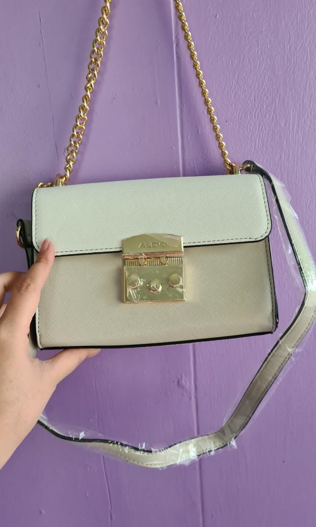 aldo white sling bag