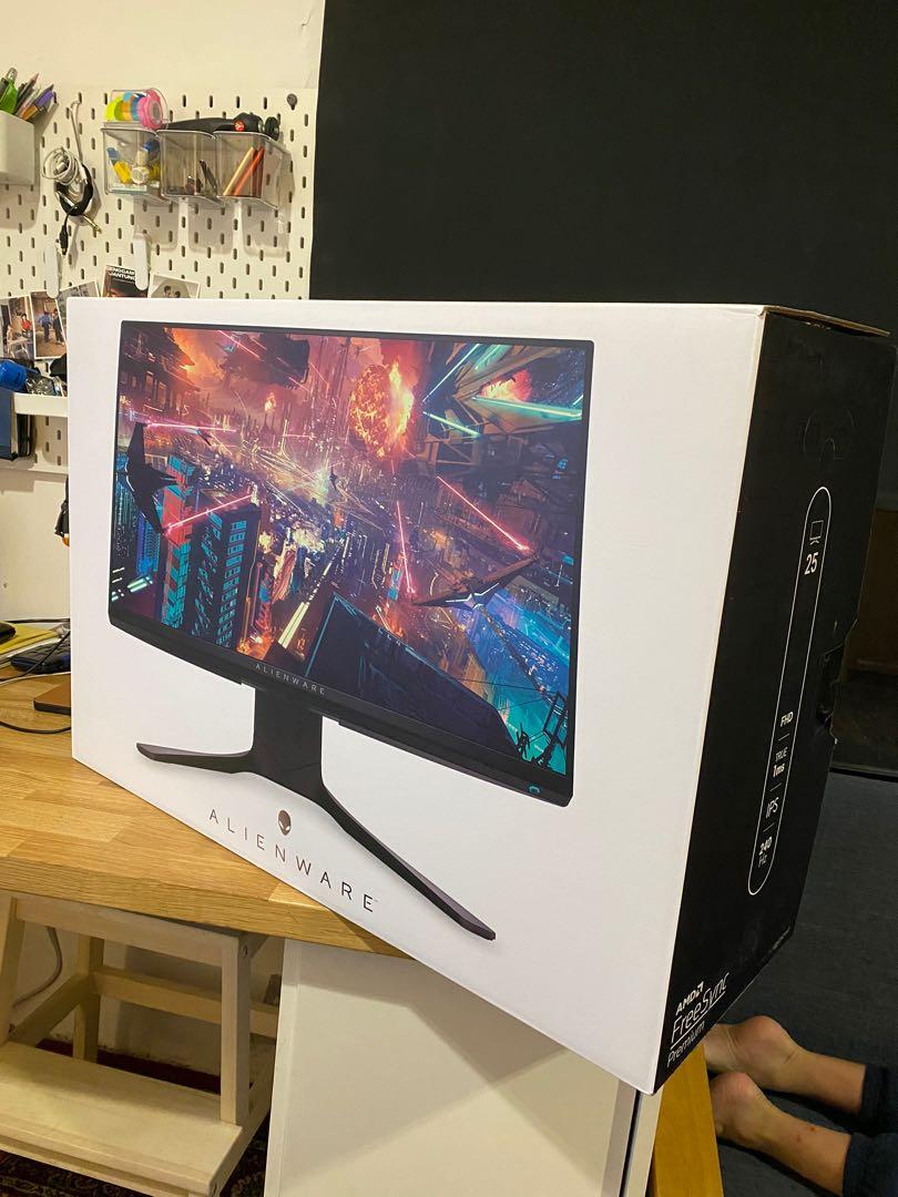 Alienware 25 Monitor Aw251hf Electronics Computer Parts Accessories On Carousell