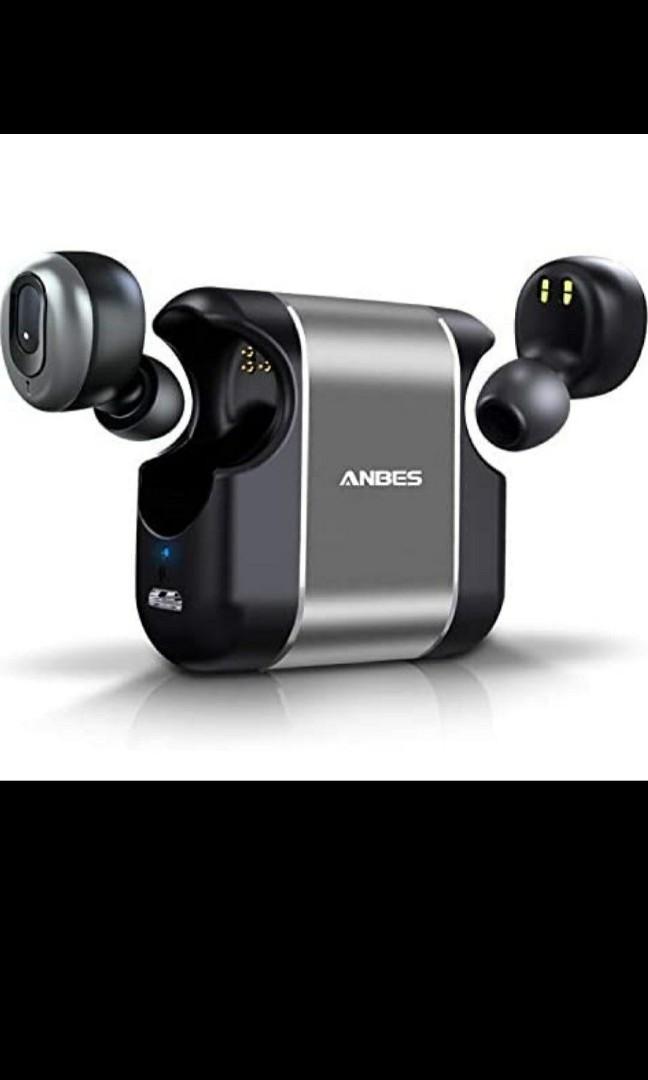 ANBES D41 Bluetooth 5.0 True Wireless Earbuds 15H Playtime 3D Stereo Bass Sound