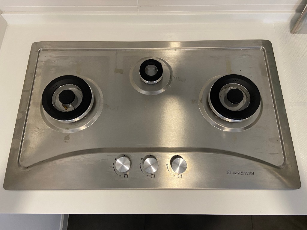 Ariston Gas Hob Cooktop (3 burners), TV & Home Appliances, Kitchen