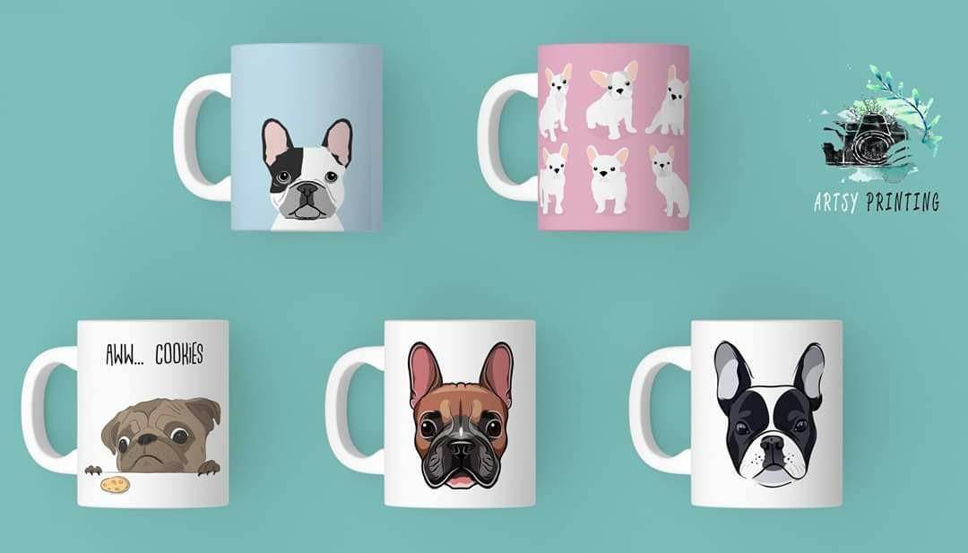 Artsy dog mug collection (Category: Coffee & Tea Tableware) located in San Juan City. Submitted by ccheska42 (Listing ID 1017373759, Image 2). Description: .