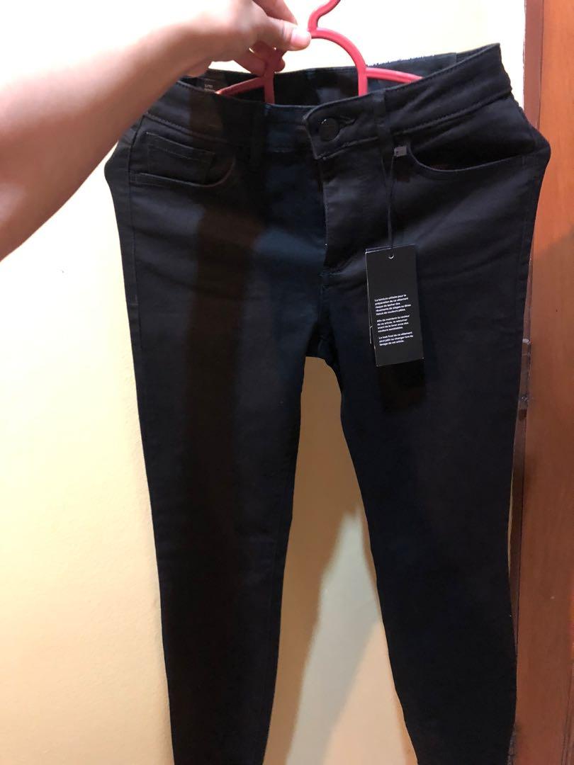 armani skinny black jeans