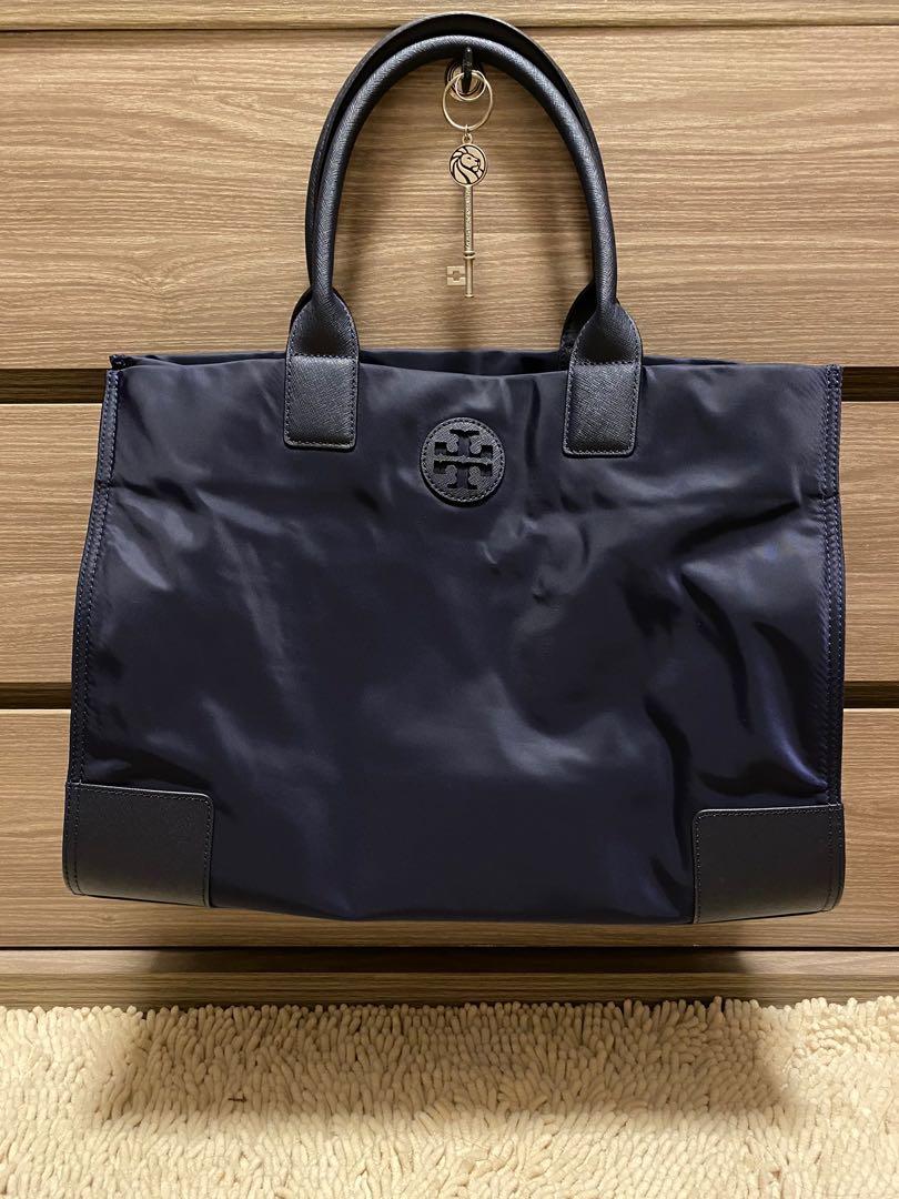 Authentic Tory Burch Ella Tote Bag (Tory Navy) New Design, Women's Fashion,  Bags & Wallets, Tote Bags on Carousell