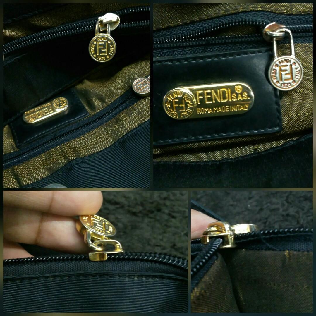 📛(authentic) VINTAGE FENDI SAS ROMA MADE IN ITALY, Luxury, Bags & Wallets  on Carousell