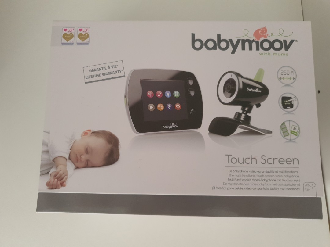 Babyphone - Babymoov - Touch Screen - Le babyphone vidéo écran tactile et  multifonctions - Babymoov