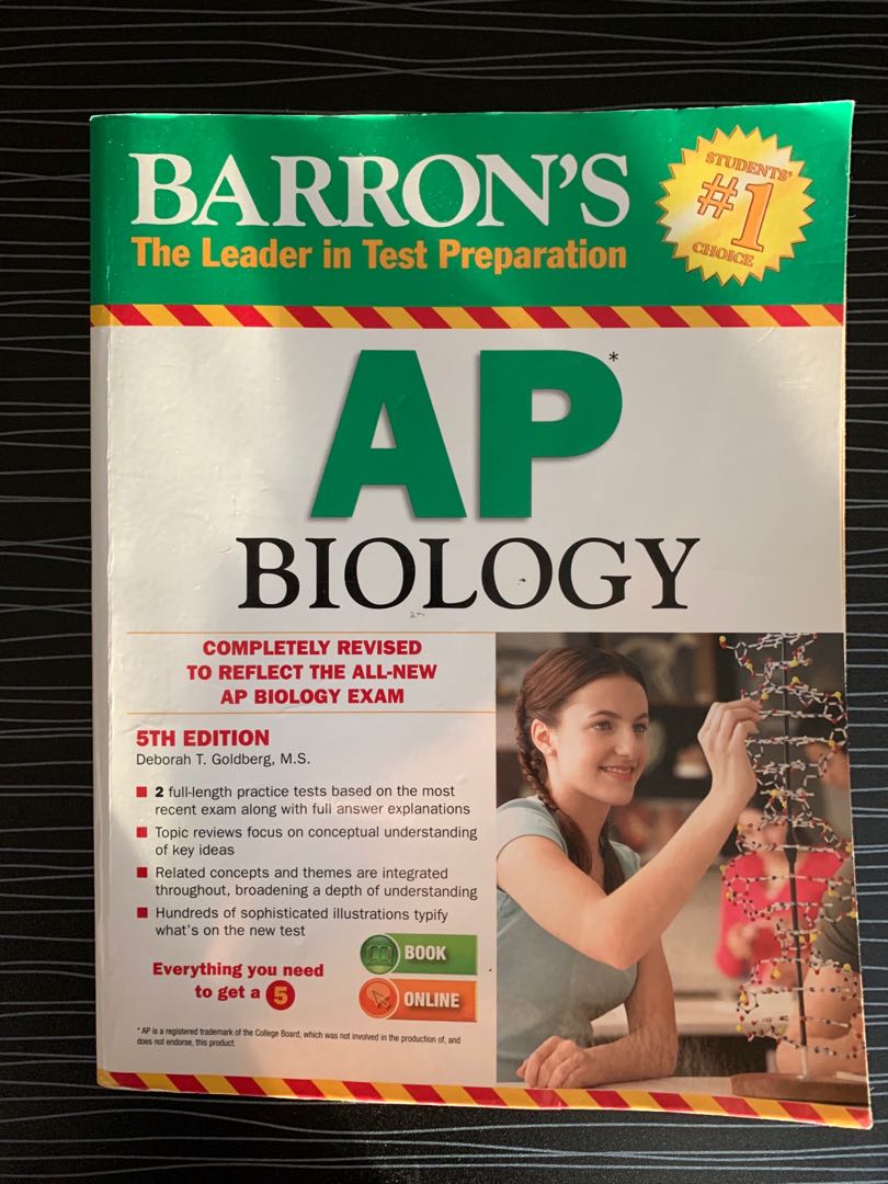 Barrons’s AP Biology (5th Edition) carouselljackpot, 教科書 Carousell