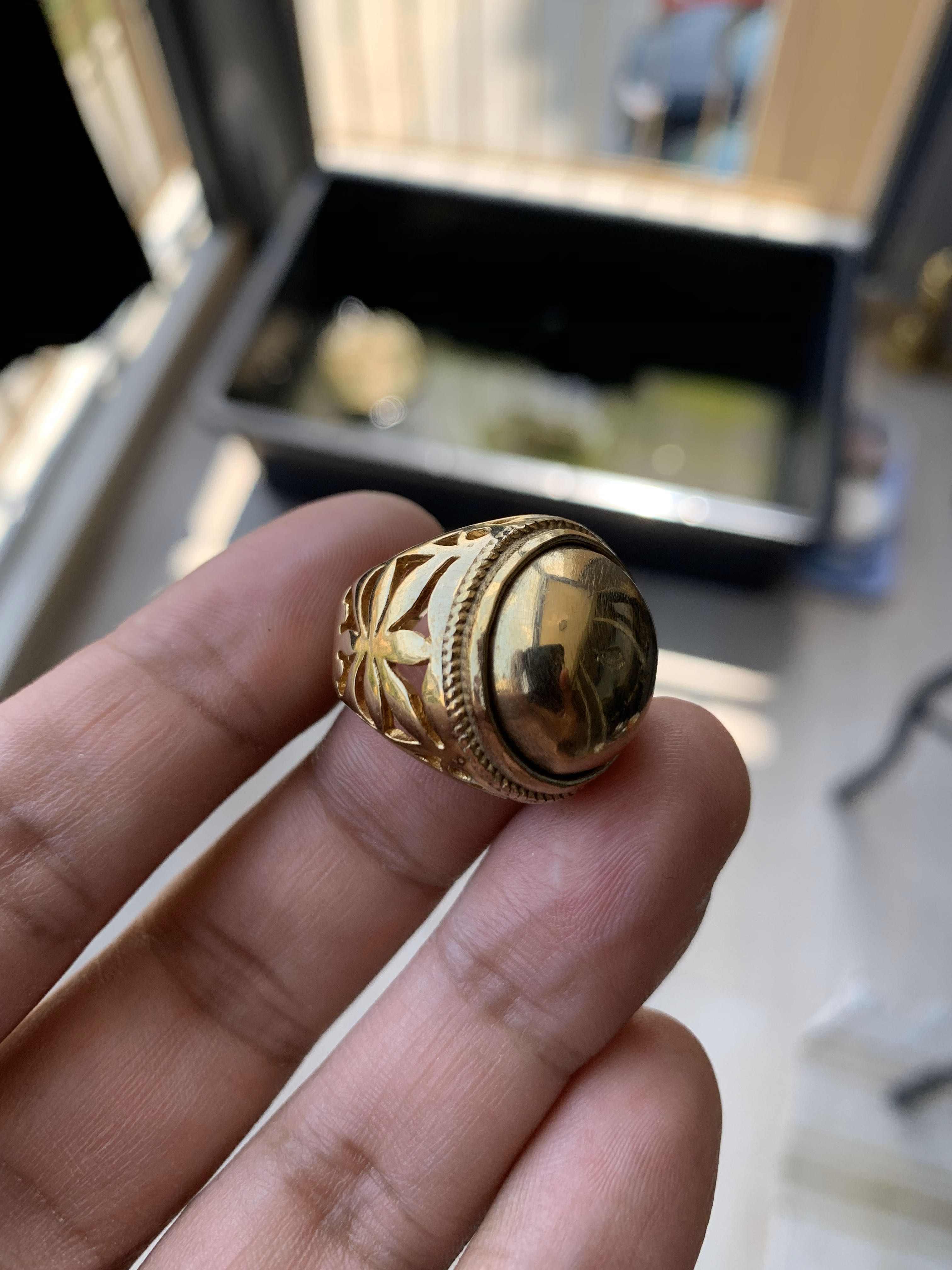 Besi Kuning Khodamic Ring Strong Protection Against Physical Harm Spiritual Attacks Hobbies Toys Memorabilia Collectibles Religious Items On Carousell