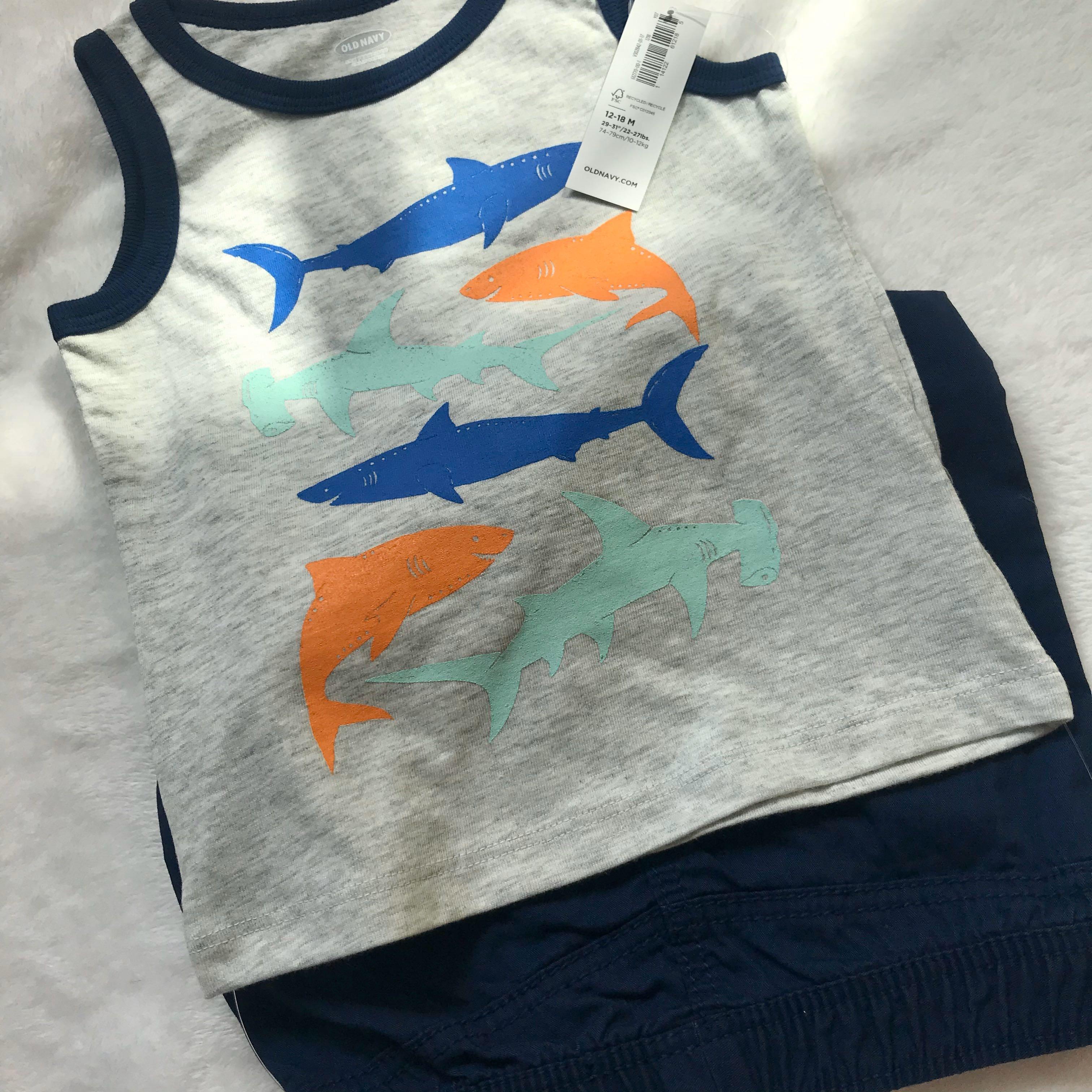 old navy baby shark shirt