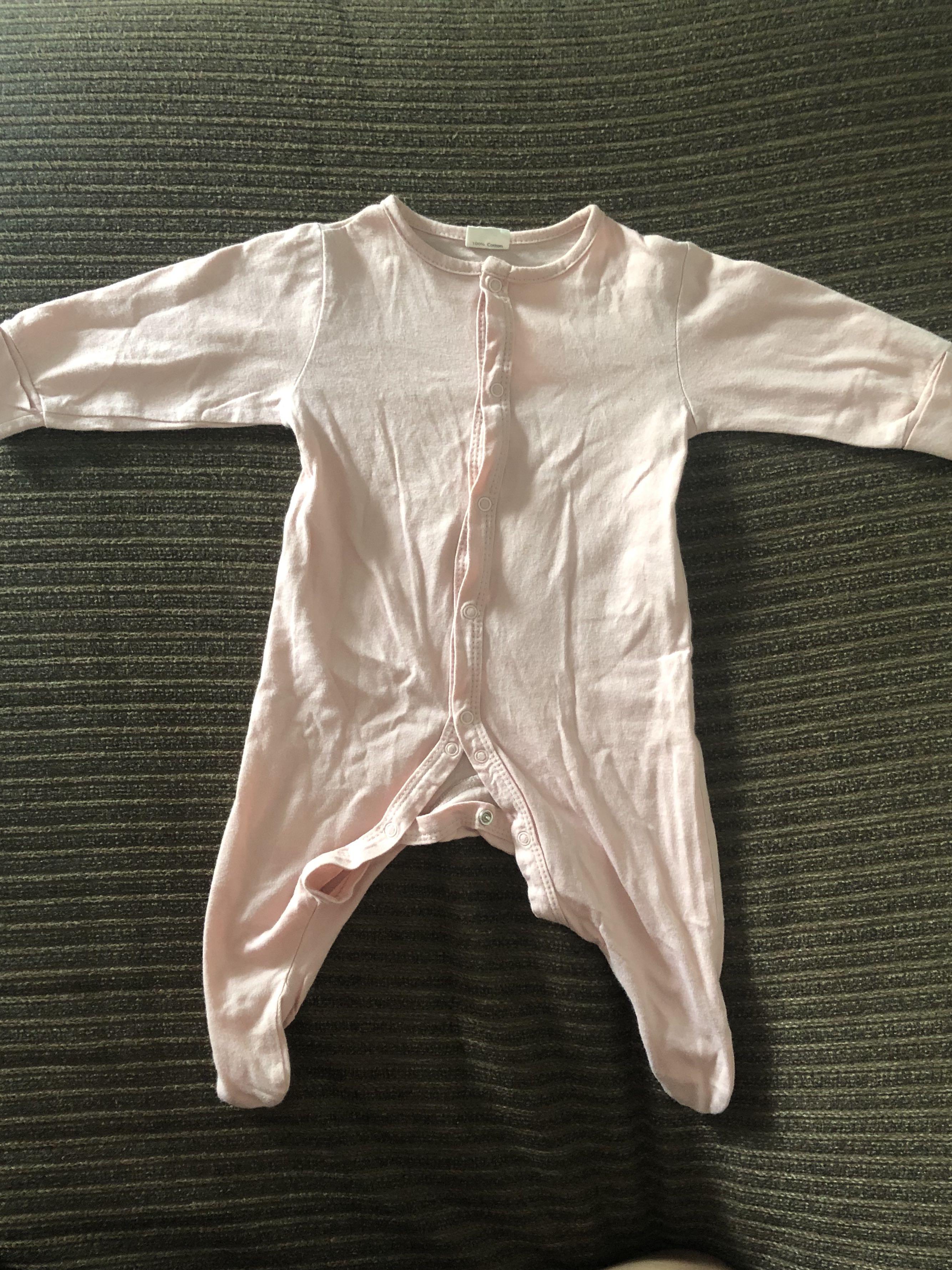 Boho top baby sleepsuit