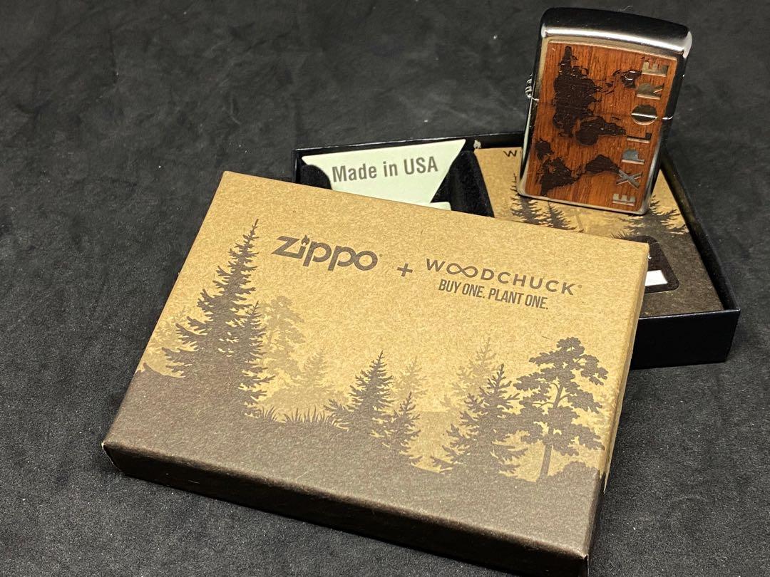 FOC 📬(24hrs) Brand New Woodchuck Explore World Zippo Lighter, Everything  Else on Carousell