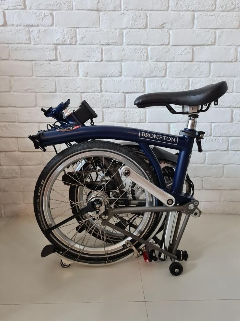 brompton tempest blue titanium