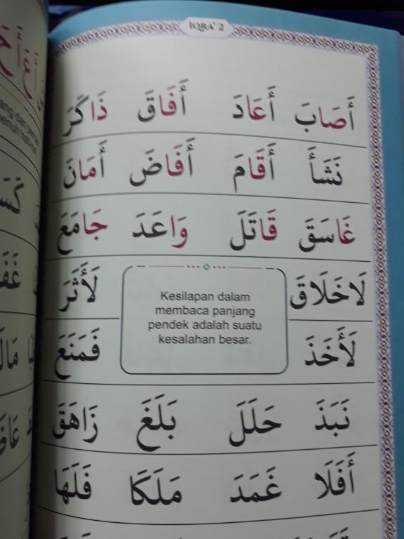 Cara Cepat Belajar Al Quran Iqra 1 6 Booklets Combined In 1 Book Size A5 Books Stationery Non Fiction On Carousell