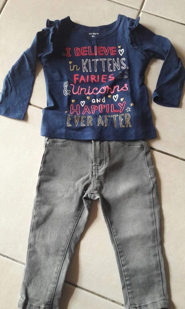 Carters shop girls jeans