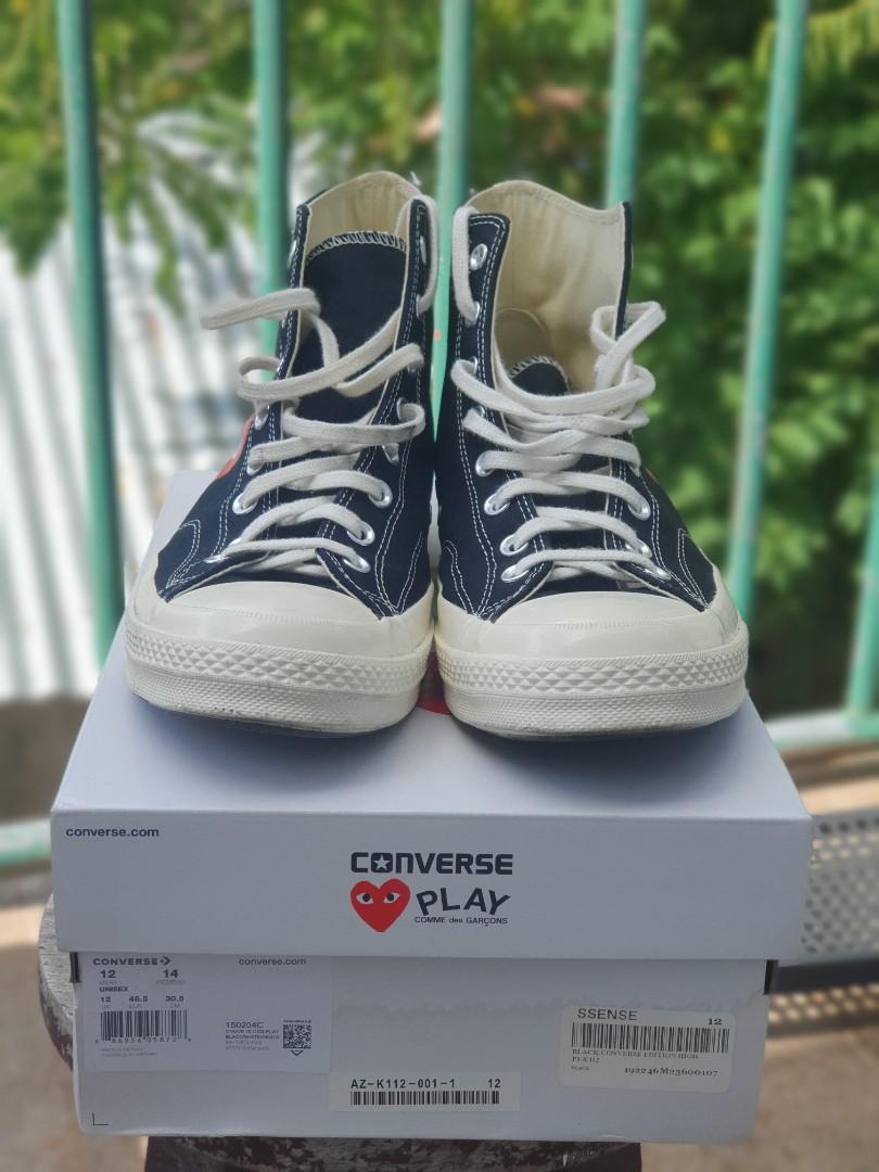 Ssense cdg converse top