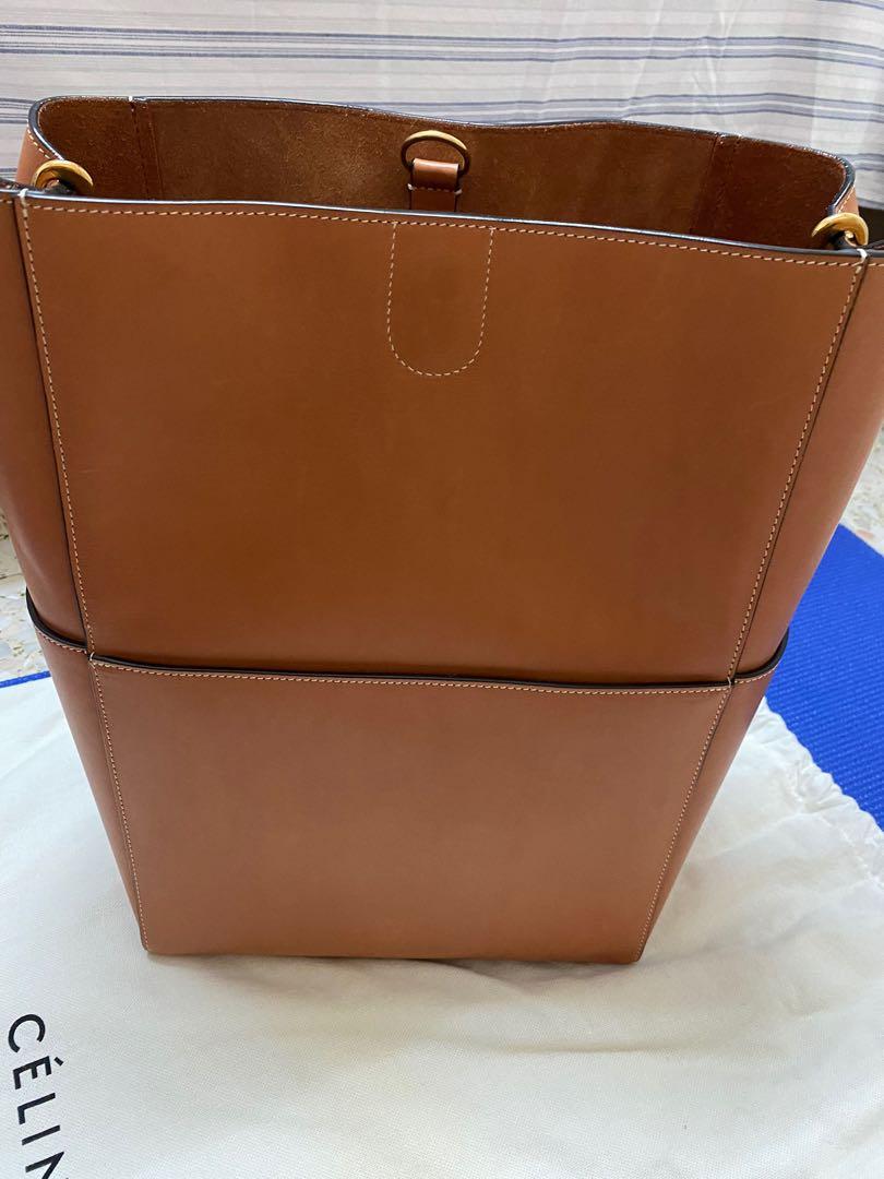 Celine Small Canvas Seau Sangle Bag - Neutrals Bucket Bags