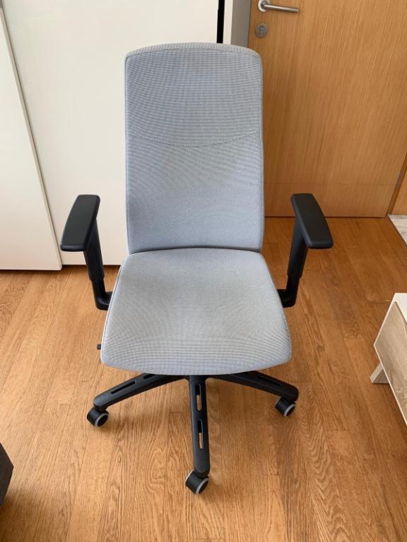 OFFICE CHAIR VOLMAR GREY (IKEA), Furniture & Home Living, Furniture