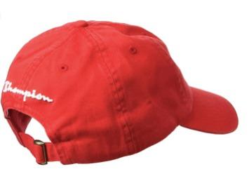red champion dad hat
