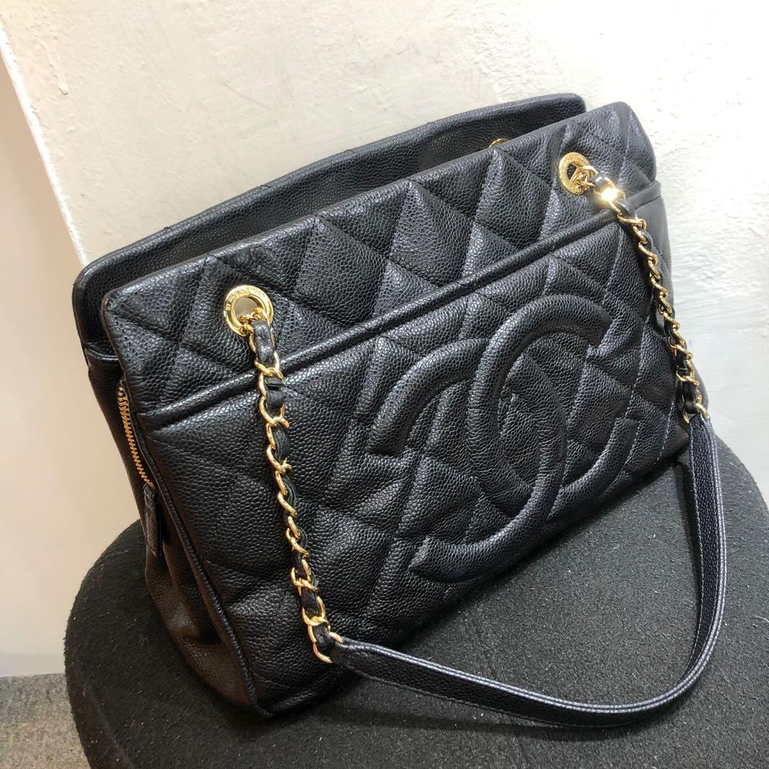 Chanel caviar CC Timeless tote, Luxury, Bags & Wallets on Carousell