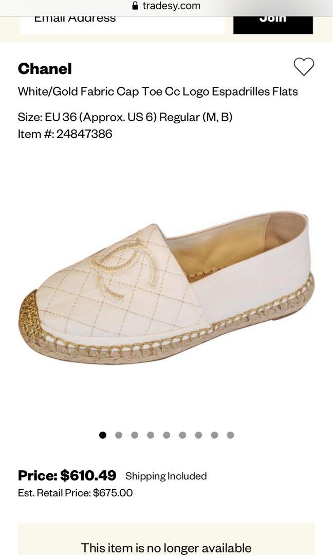 white and gold espadrilles