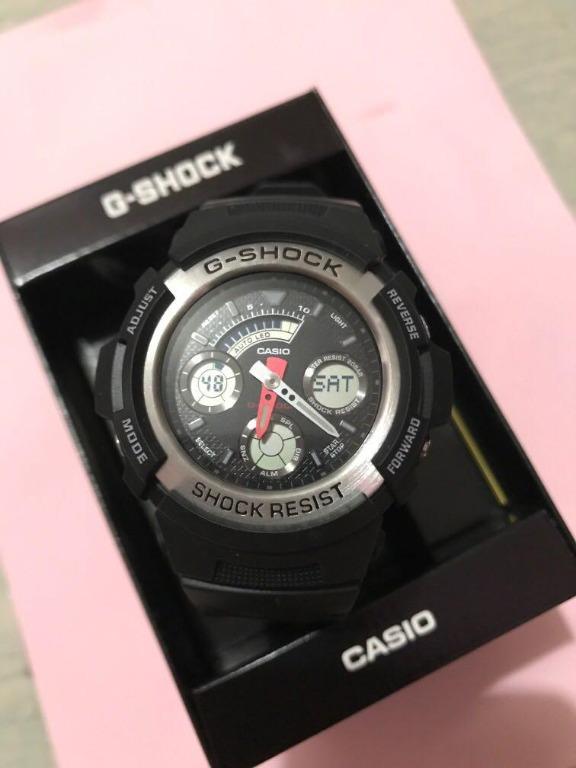 G shock aw 590 on sale adjust hands
