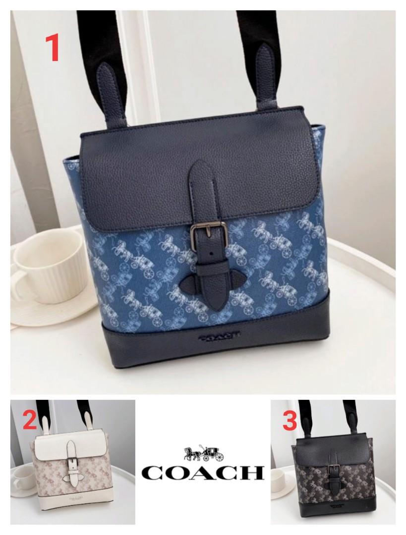 Hudson crossbody with horse and carriage print top