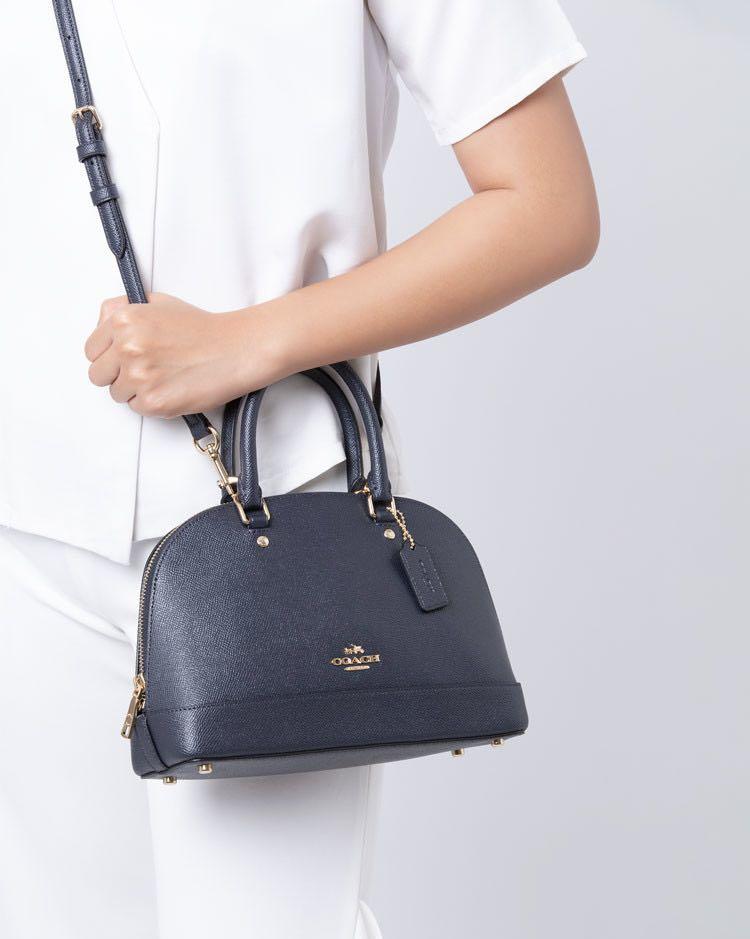 Coach Mini Sierra Satchel in Crossgrain Leather