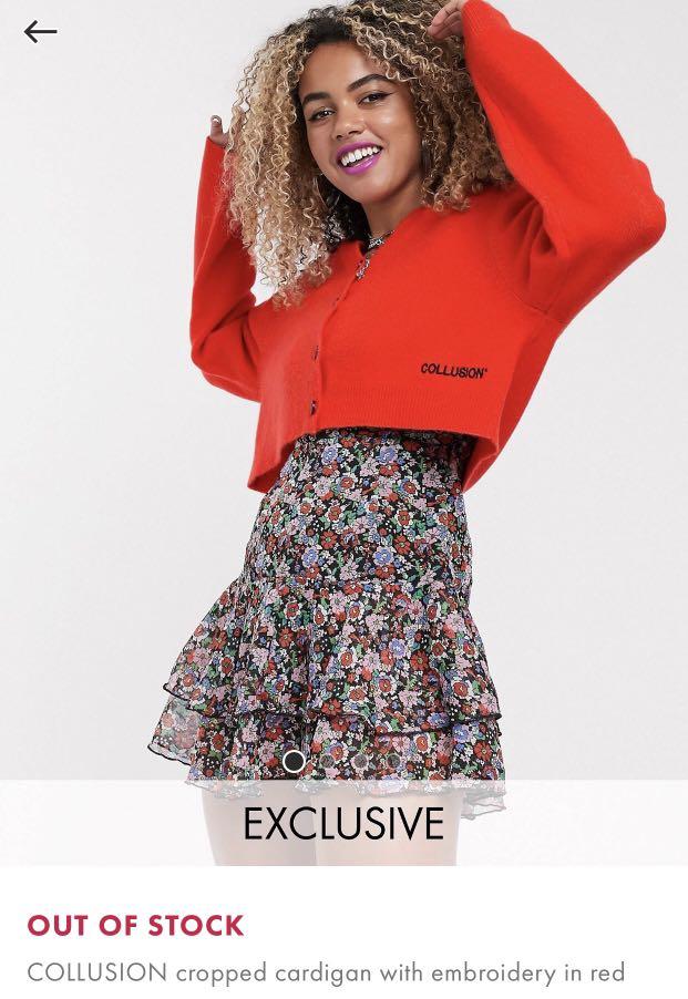 Collusion cropped cardigan Outlet