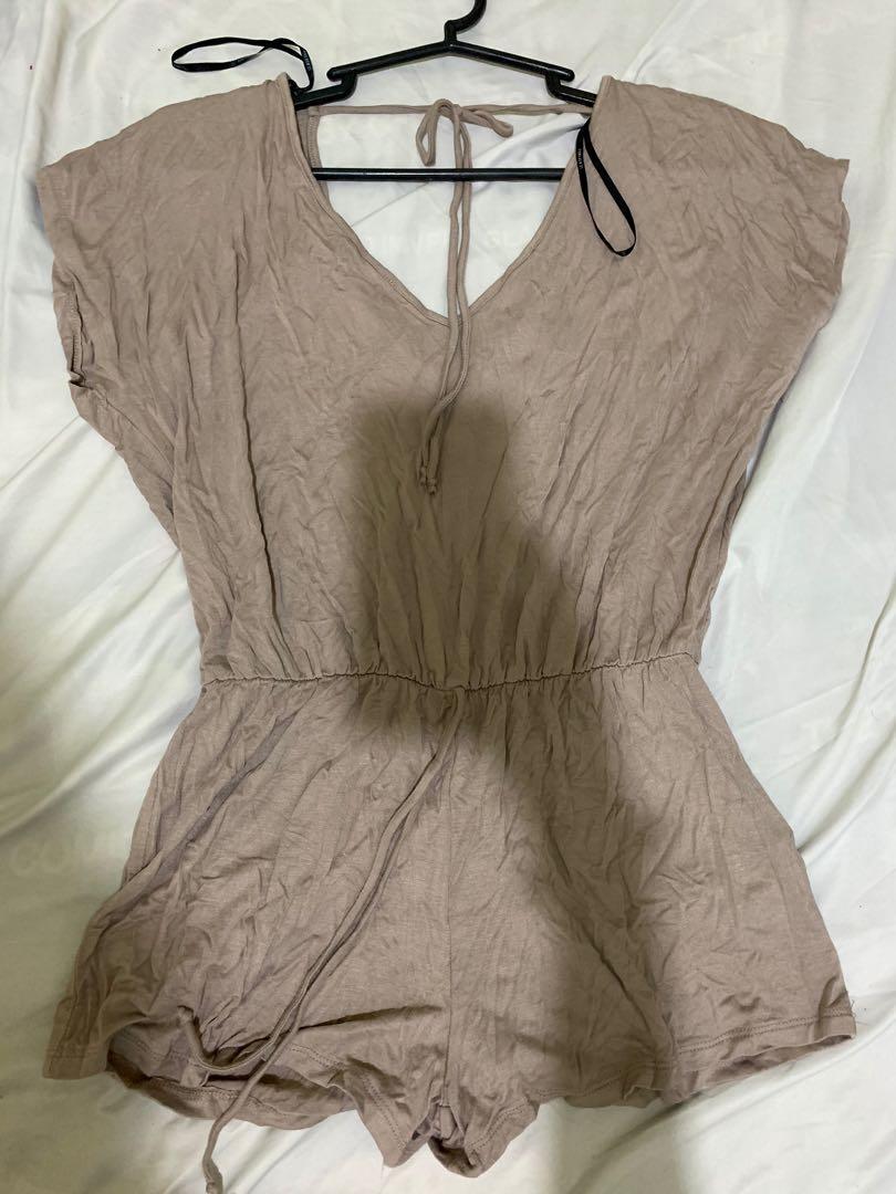 cotton romper womens
