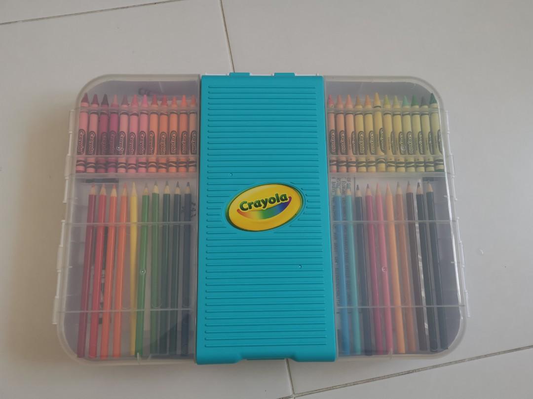 Crayola Ultra Smart Case Coloring Set Art Tool Kit Washable Books Stationery Stationery On Carousell