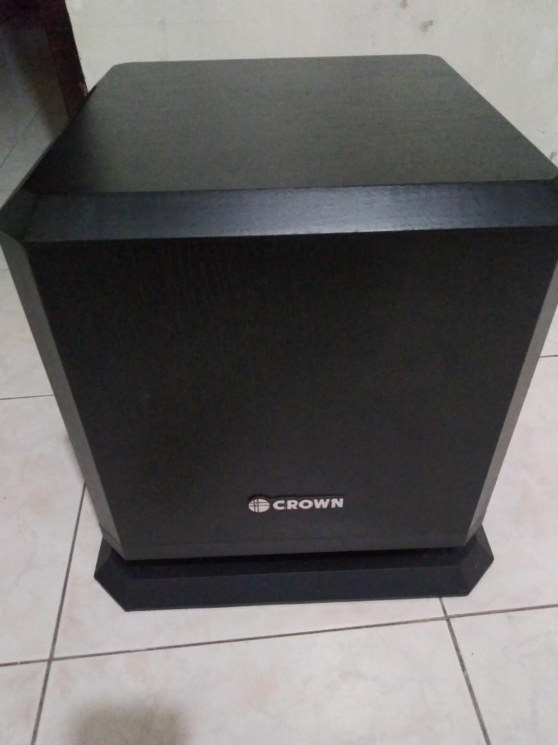 Crown subwoofer speaker shop