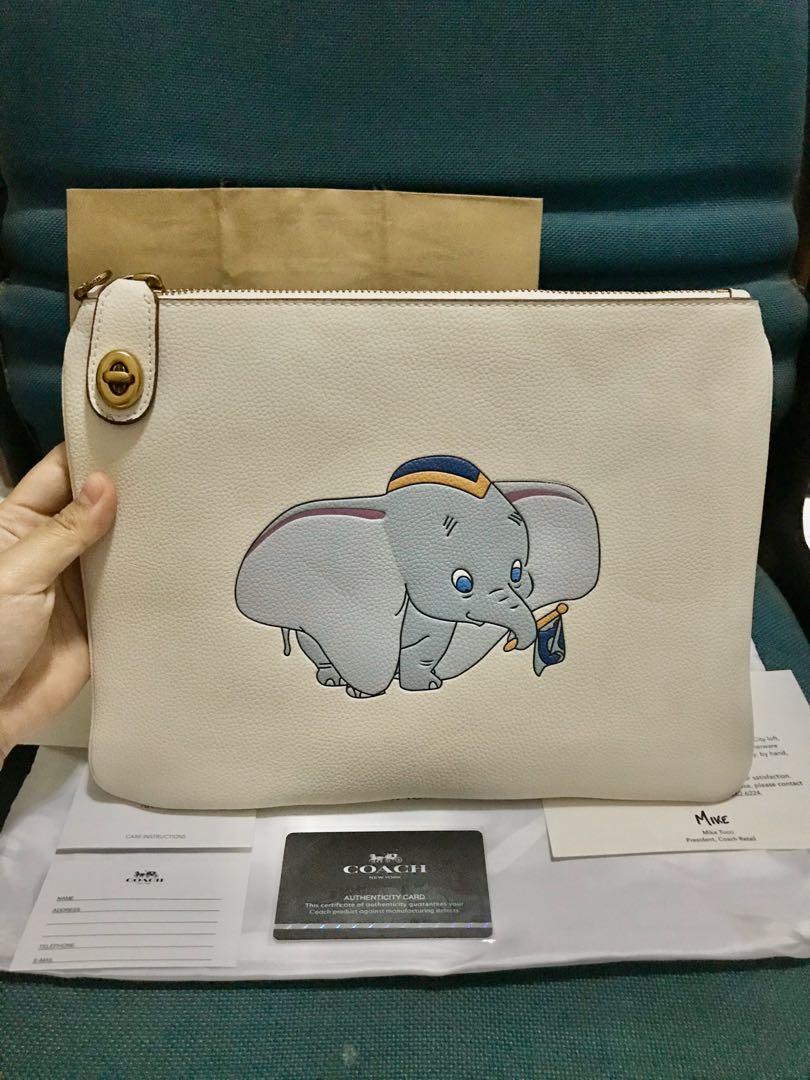 Coach dumbo sales clutch