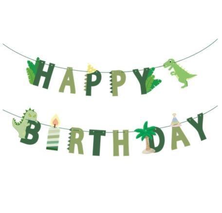 Dinosaur Happy Birthday Banner Design Craft Others On Carousell - happy birthday demember 28th banner roblox