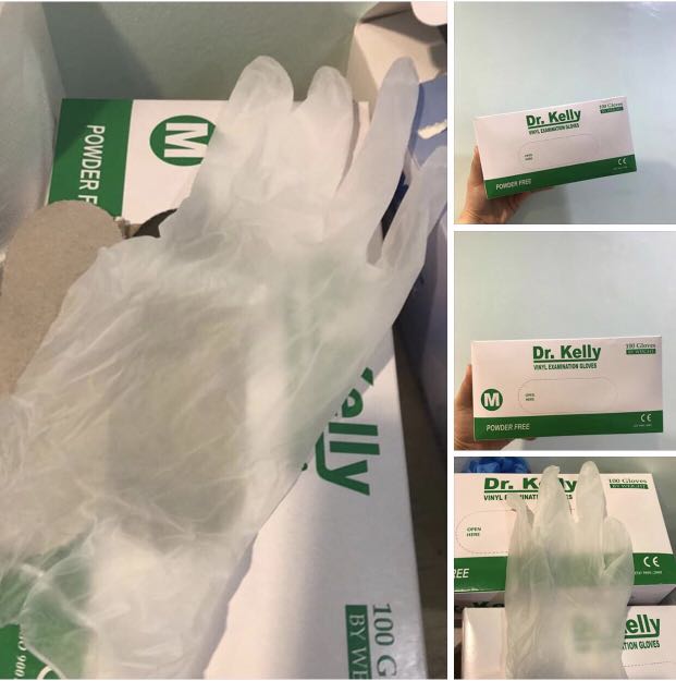 Dr Kelly Vinyl Gloves, Beauty & Personal Care, Sanitary Hygiene on