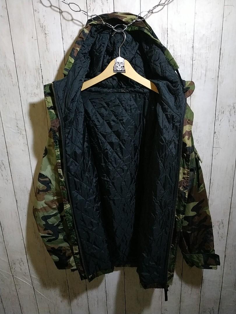 Ecwcs Camo Camouflage Army Jacket no Dickies Uniqlo Zara, Fesyen Pria