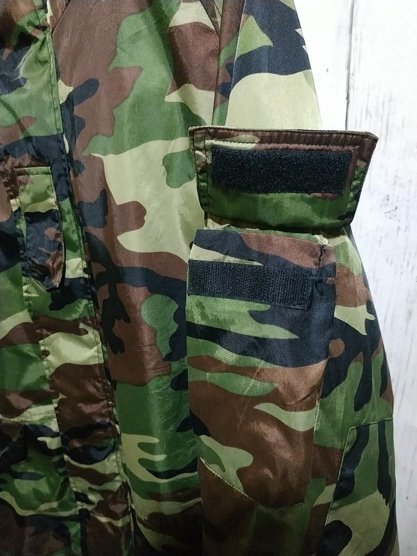 Ecwcs Camo Camouflage Army Jacket no Dickies Uniqlo Zara, Fesyen Pria