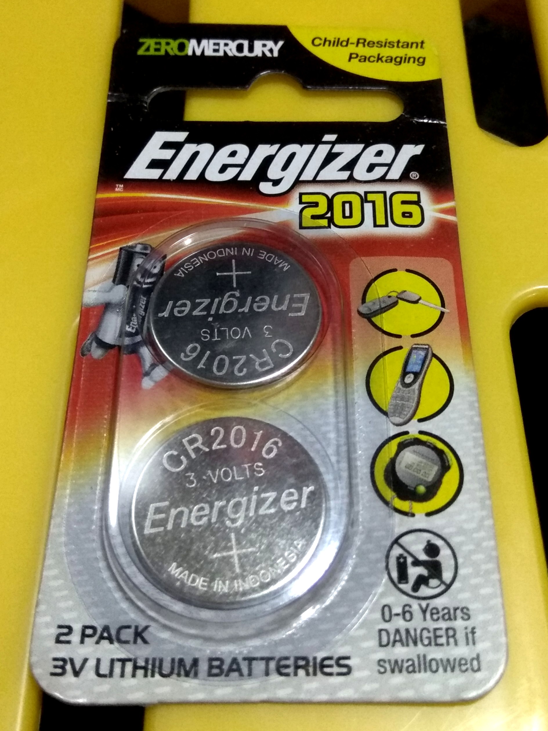 ENERGIZER CR2016 lithium batteries, Everything Else on Carousell