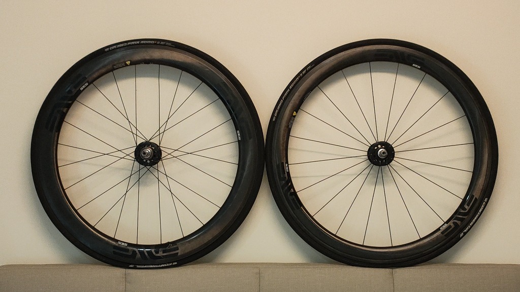 Enve ses 4.5 track wheelset Sports Equipment Bicycles Parts Bicycles on Carousell